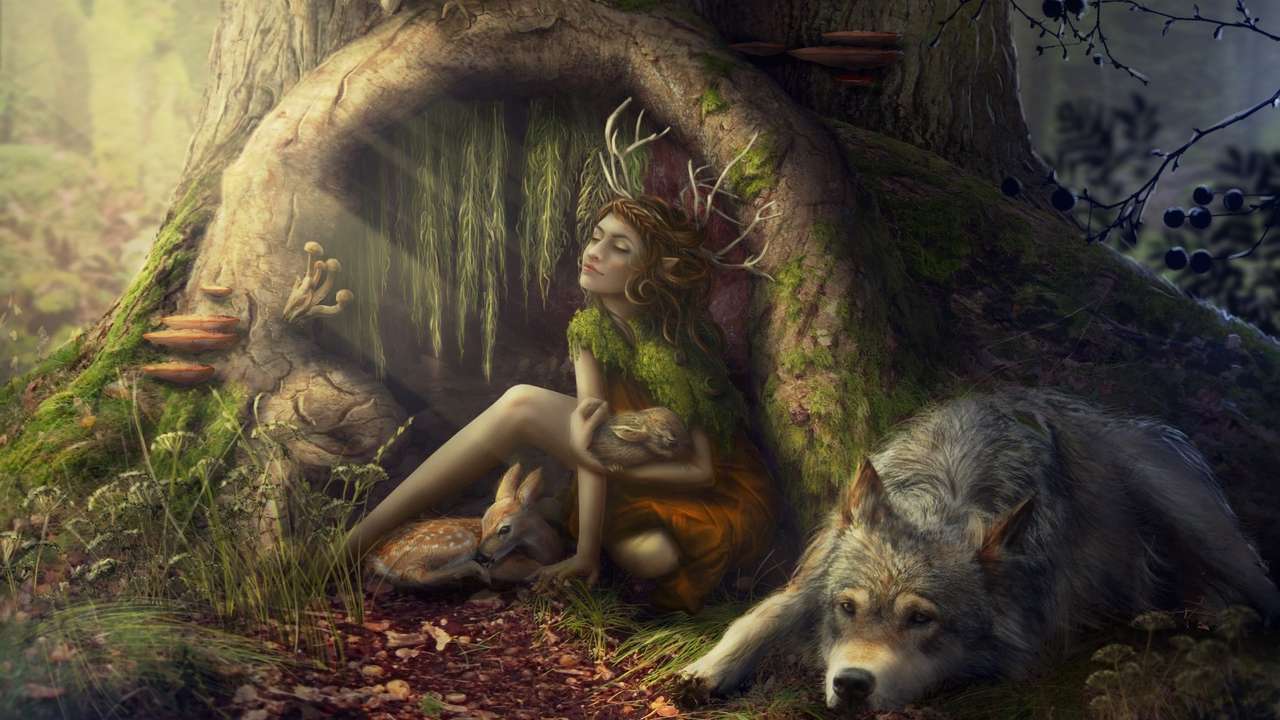 elfe de la forêt puzzle en ligne