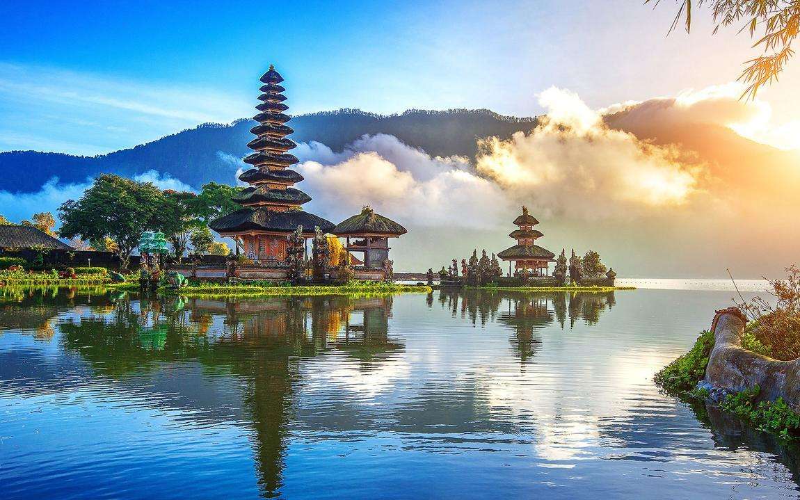 мечтателен пейзаж в Бали онлайн пъзел