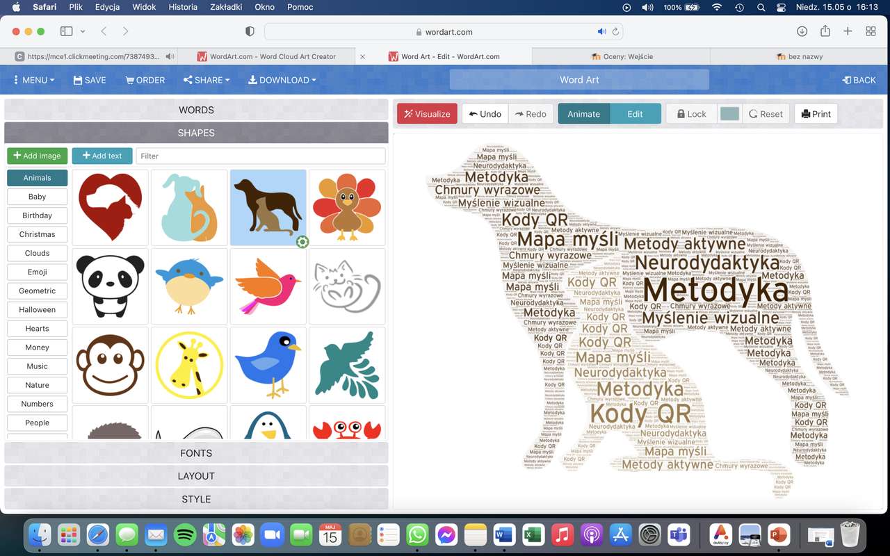 Honden en katten online puzzel