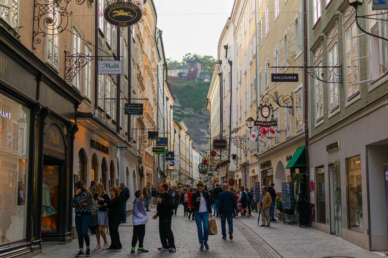 Salzburg belvárosa kirakós online