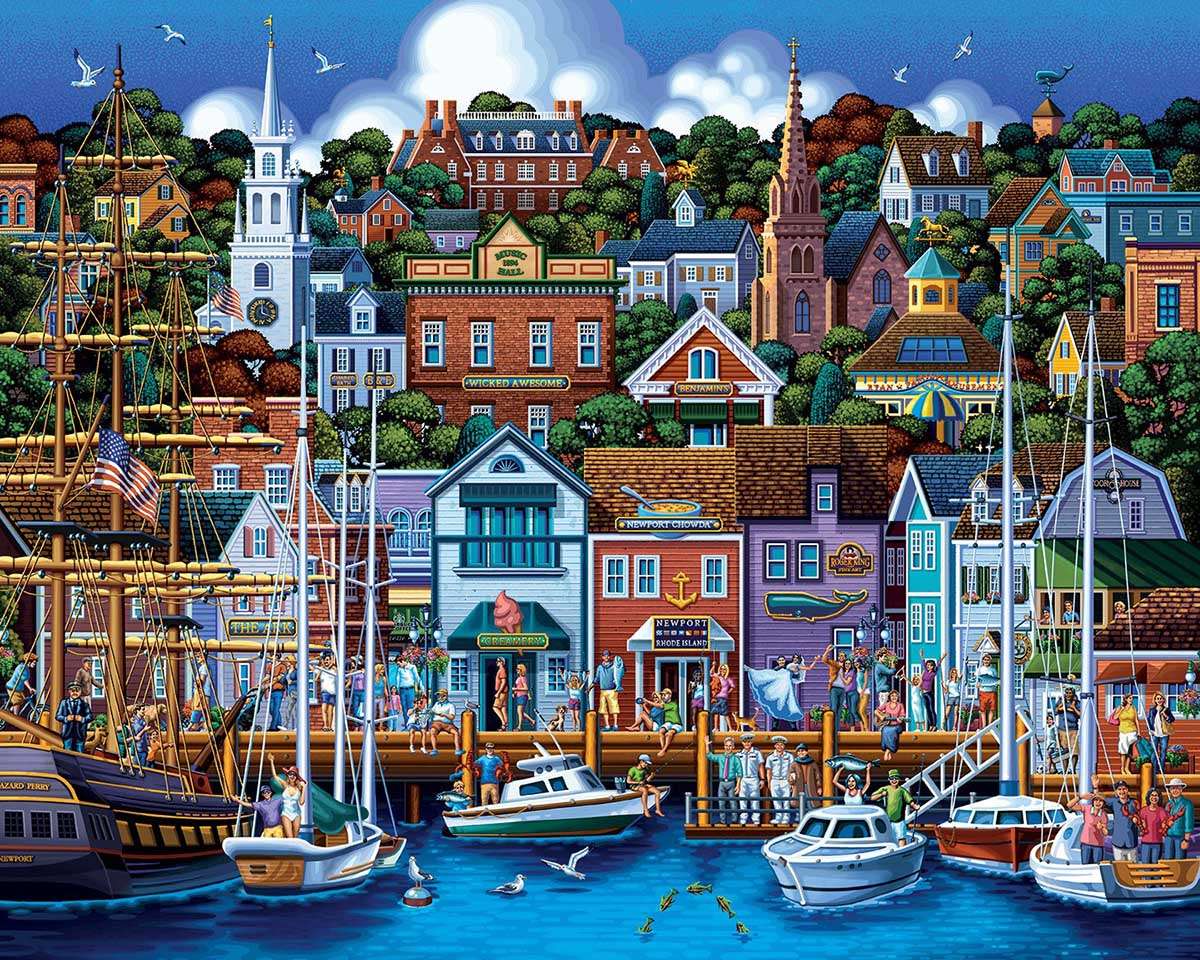 Orașul port puzzle online