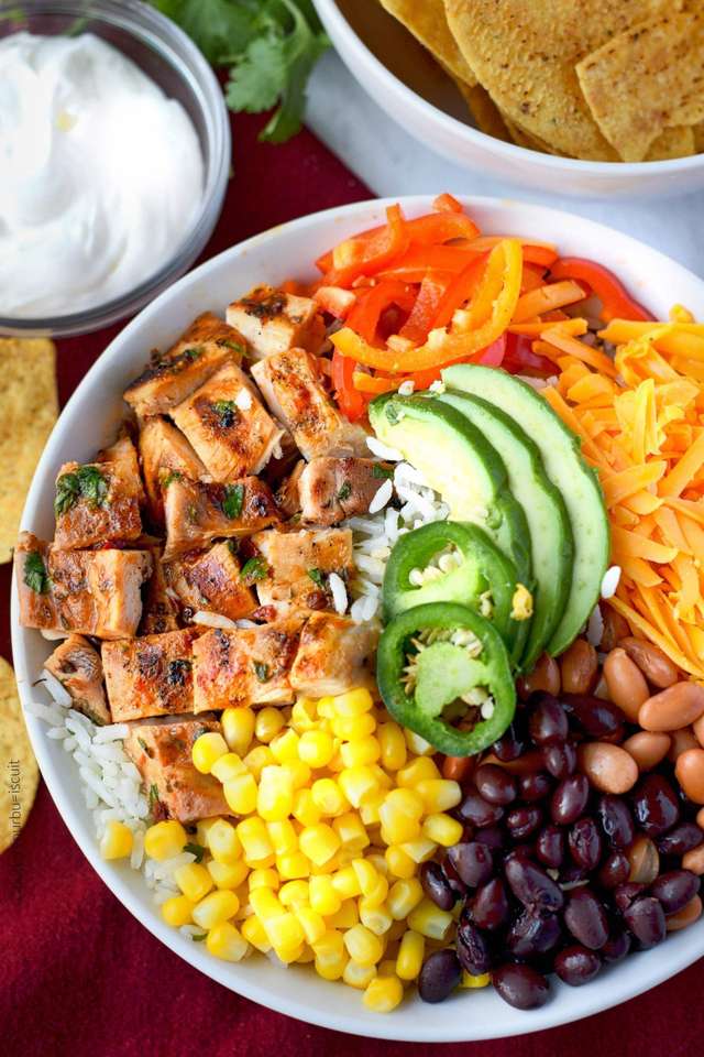 Tequila Lime Burrito Bowl jigsaw puzzle online