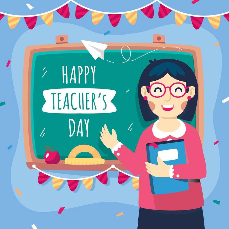 ден на учителя онлайн пъзел