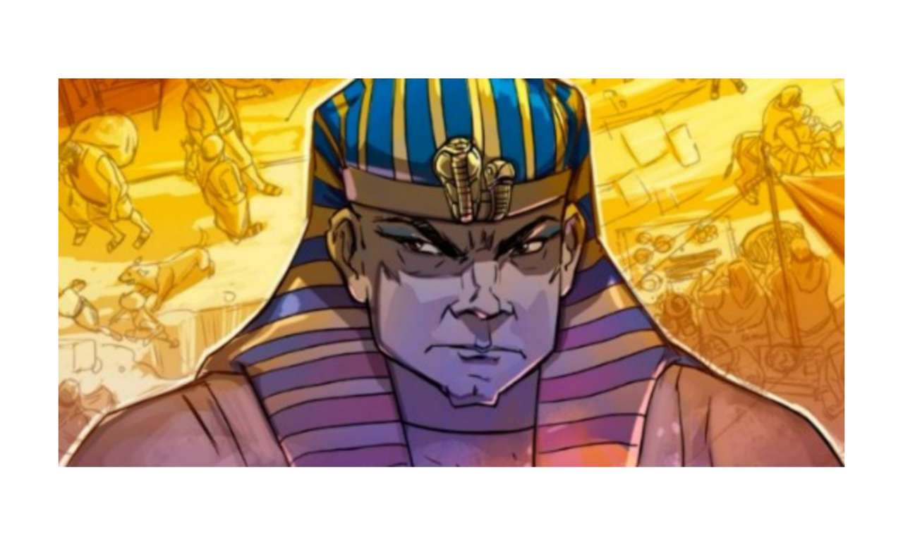 Der Pharao und seine Prüfungen Online-Puzzle