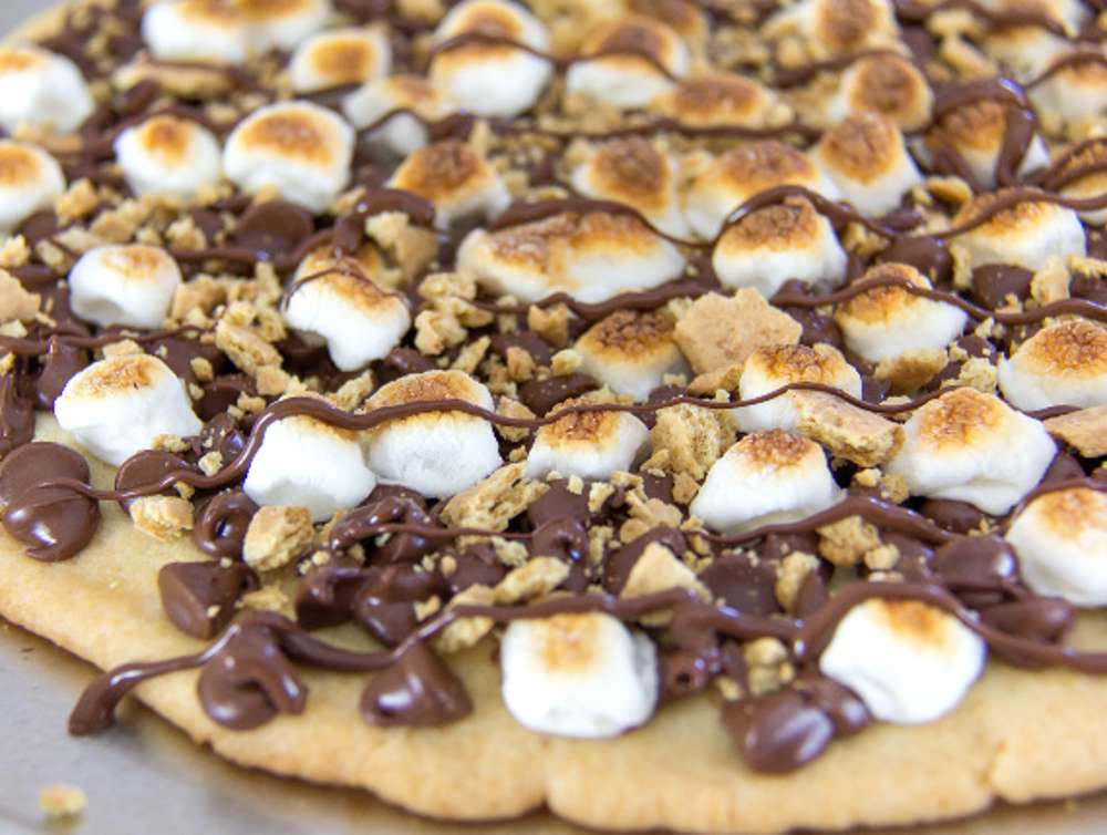 S'mores Sugar Cookie Dessert Pizza παζλ online