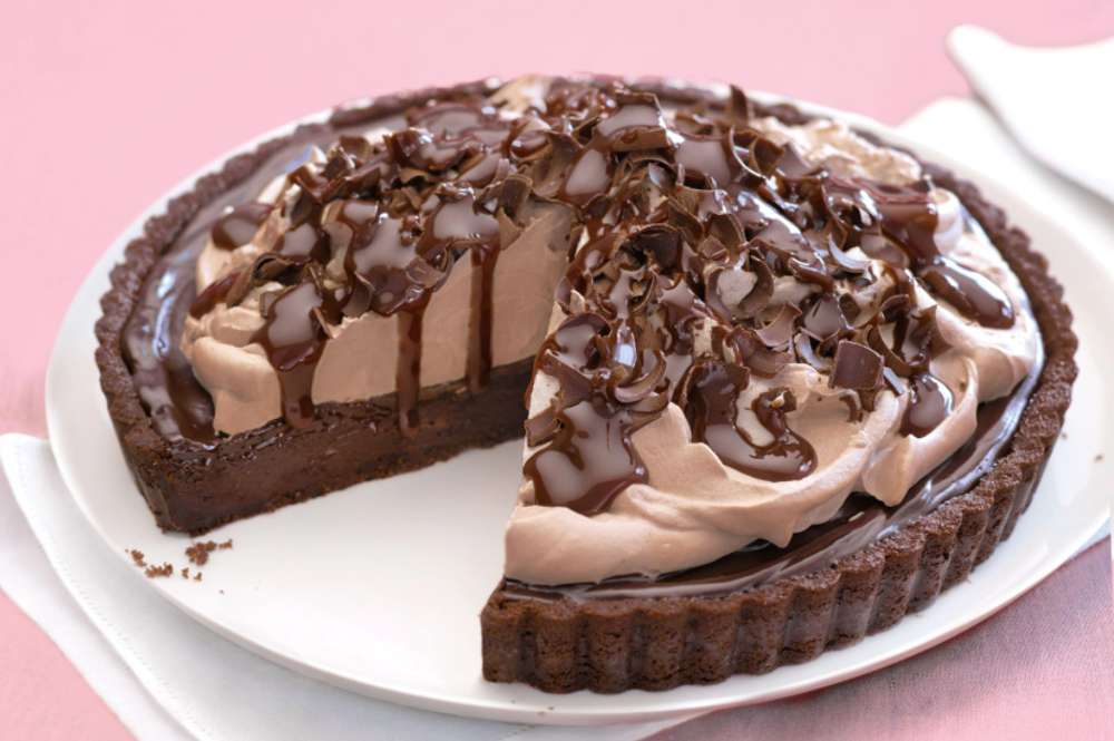 Dreifache Schokoladen-Schlamm-Torte Online-Puzzle