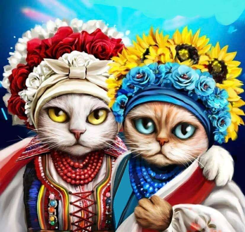 Vriendschap van twee kittens online puzzel