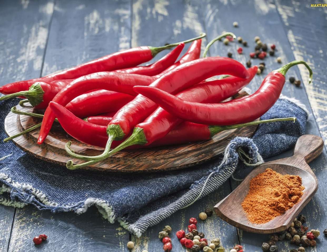 Chili pepper online puzzle