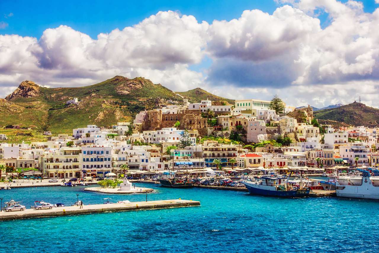 гръцки остров Наксос онлайн пъзел