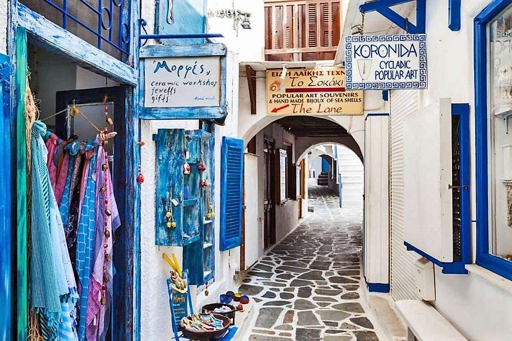 Grekiska ön Naxos Pussel online