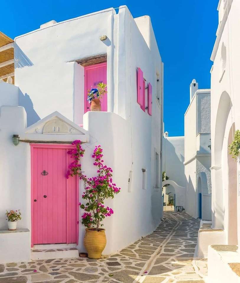 Гръцки остров Парос онлайн пъзел