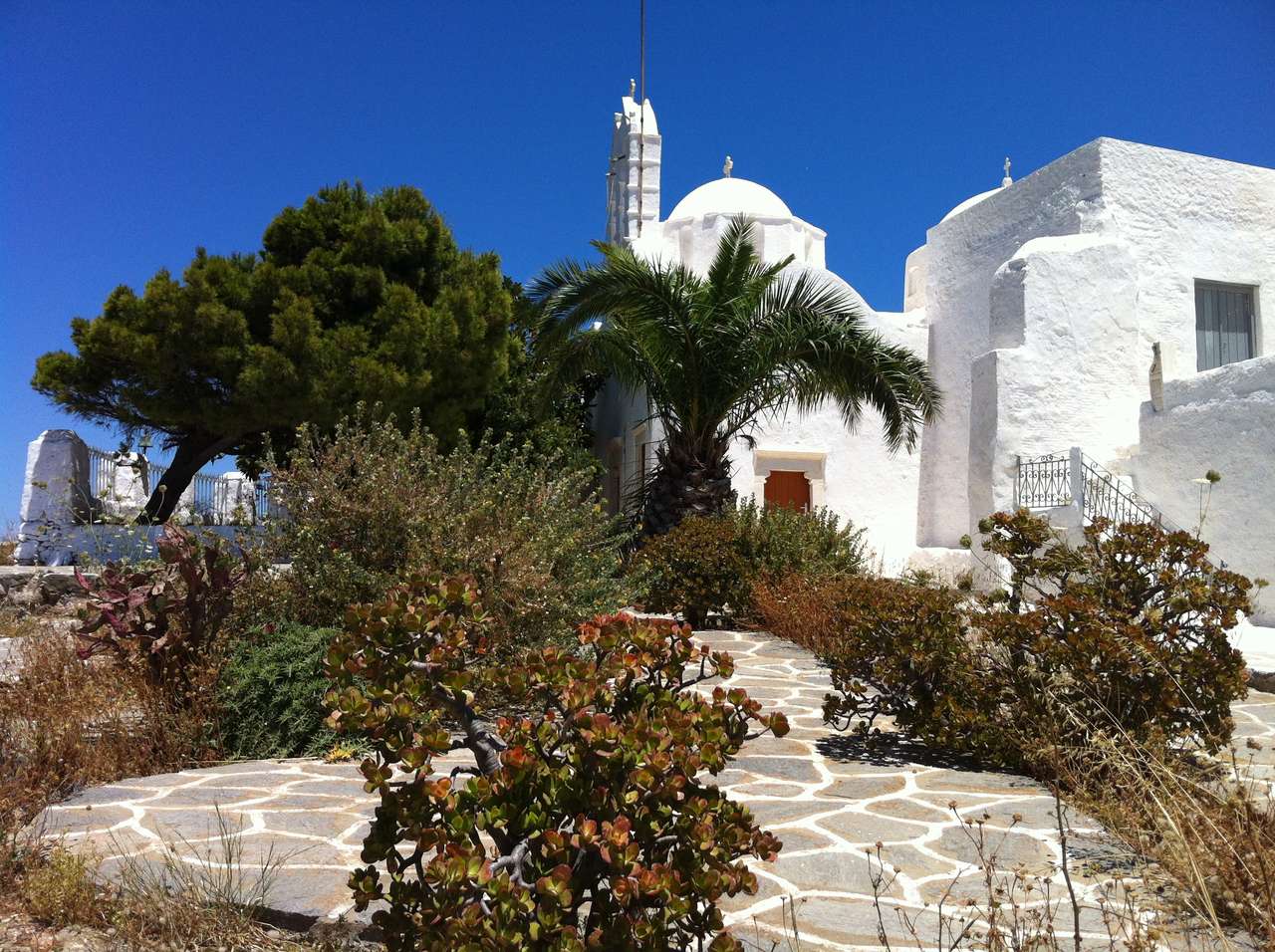 Grieks eiland Paros Klooster van St. Anthony online puzzel