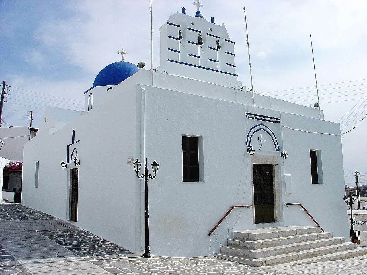 Insula greacă Paros Lefkes Biserica Sf. Ana puzzle online