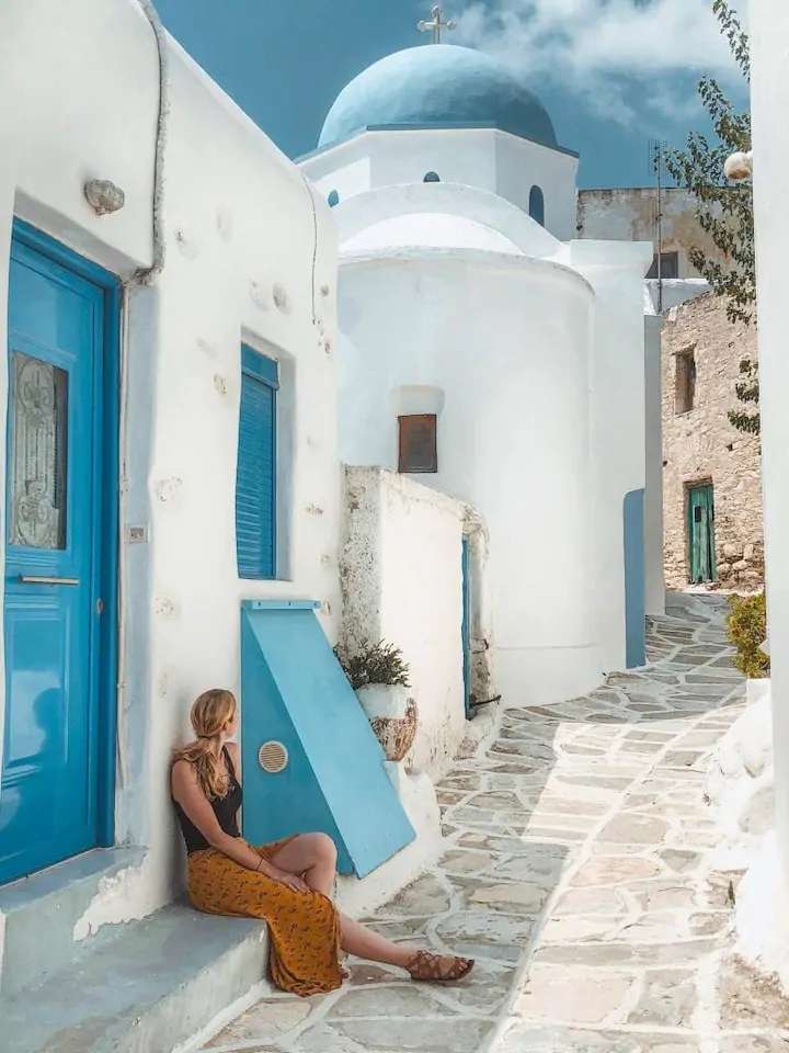 Grieks eiland Paros Lefkes online puzzel