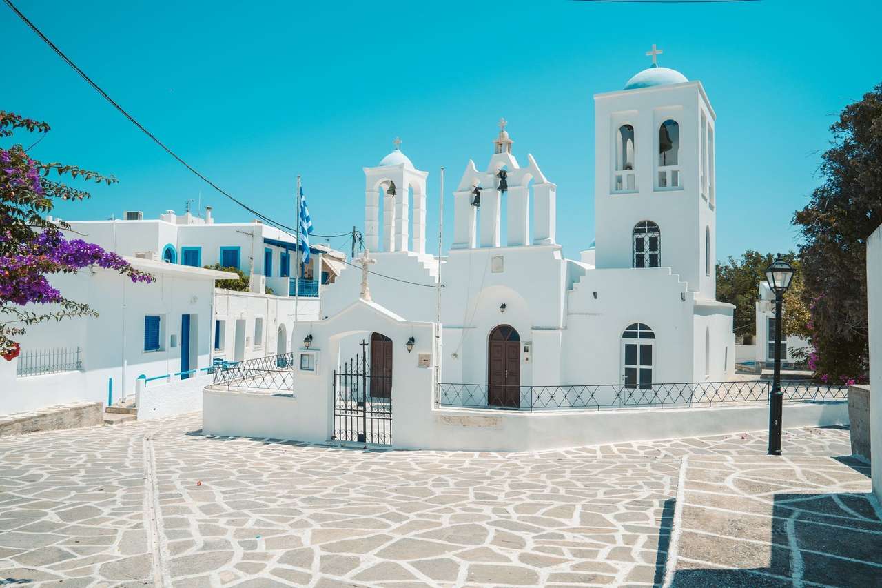 Greek island of Paros Lefkes Marmara online puzzle