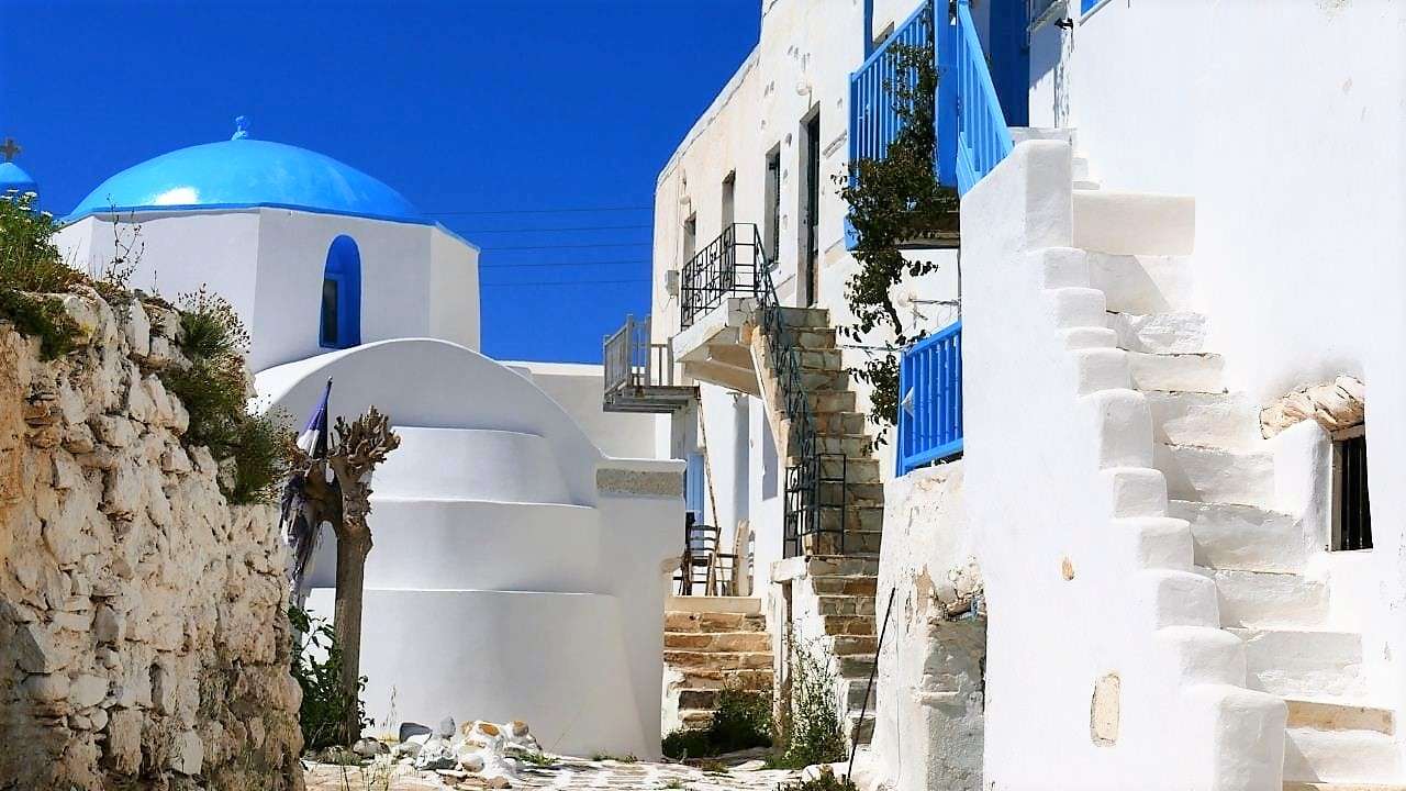 Isla griega de Antiparos rompecabezas en línea