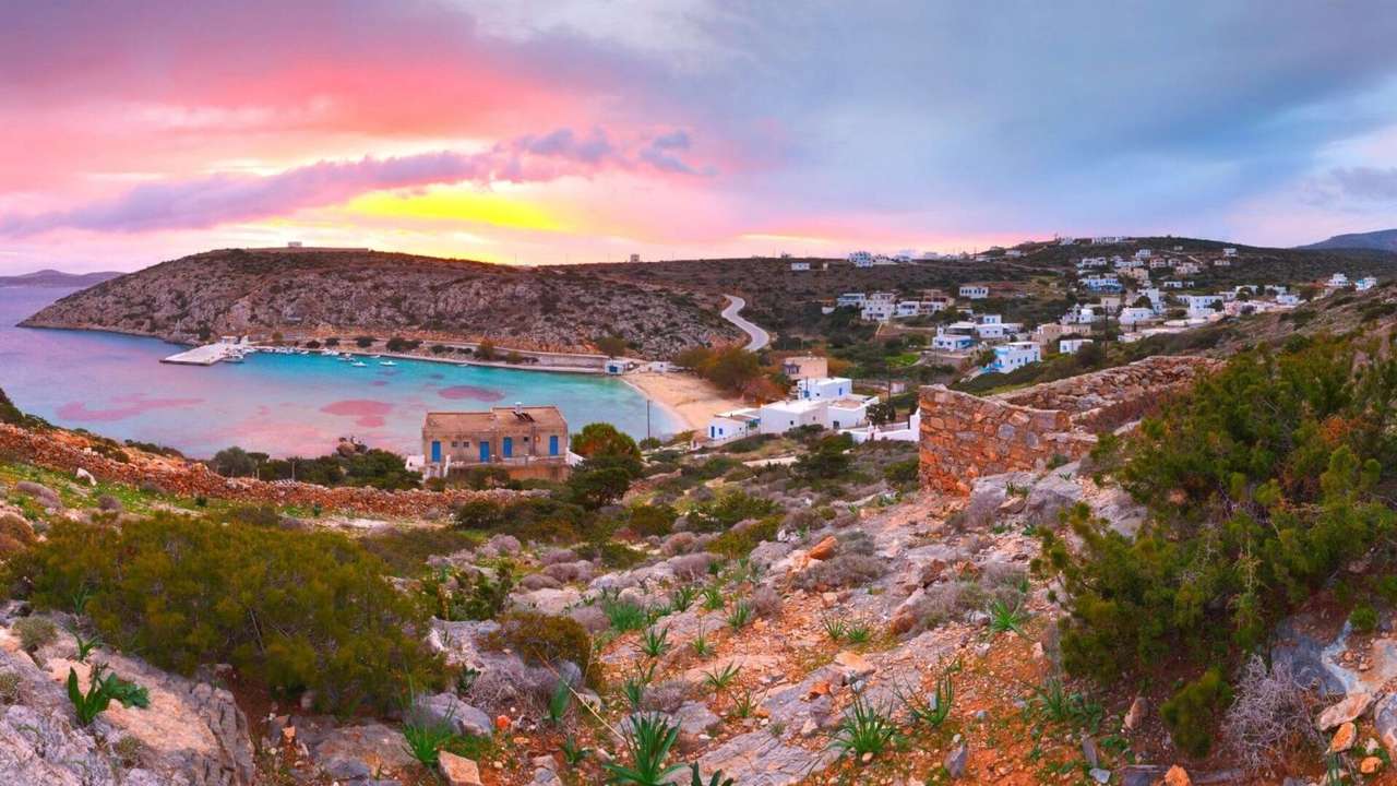 ilha grega de Ios quebra-cabeças online