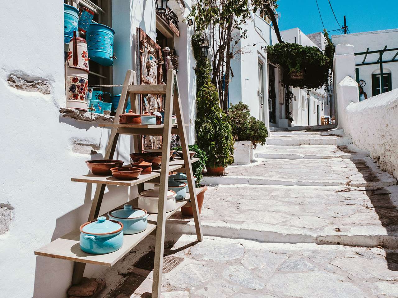 Isla griega de Amorgos rompecabezas en línea