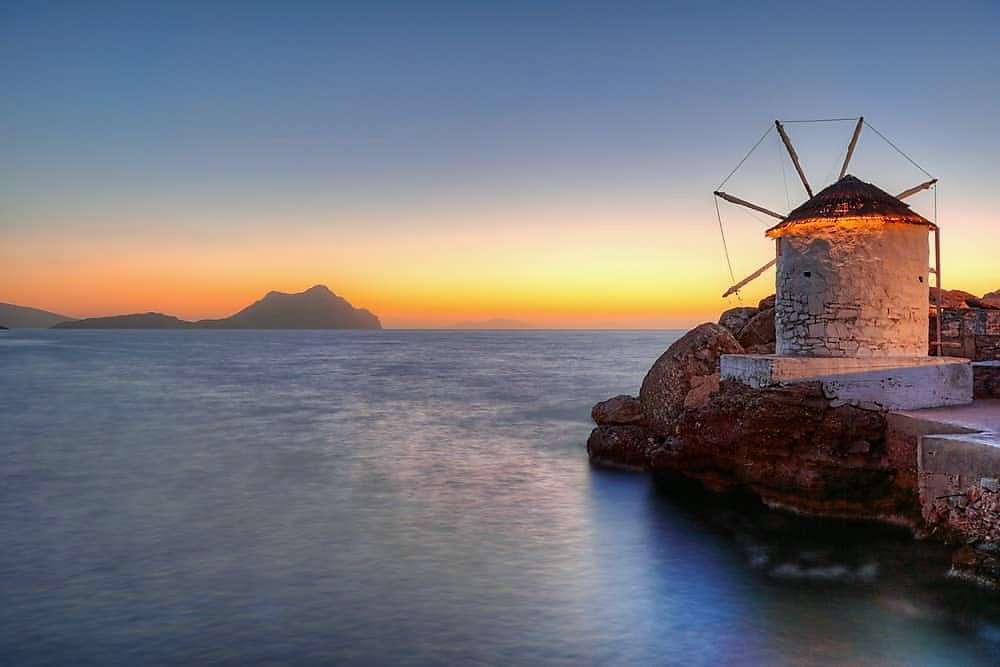 Гръцки остров Аморгос онлайн пъзел