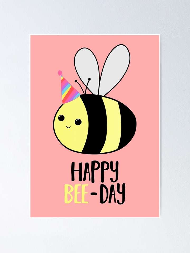 HAPPY BEE-DAY Online-Puzzle