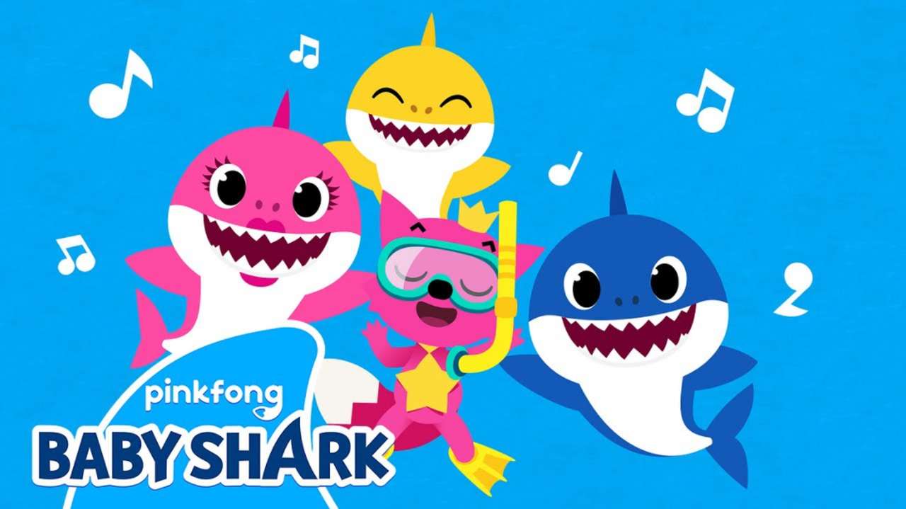 Lasst uns mit Pinkfong Baby Shark singen! Puzzlespiel online