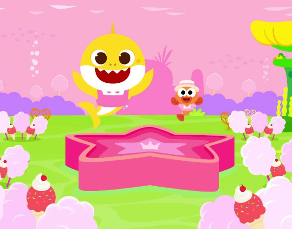 Baby Shark's Pink World! online puzzle