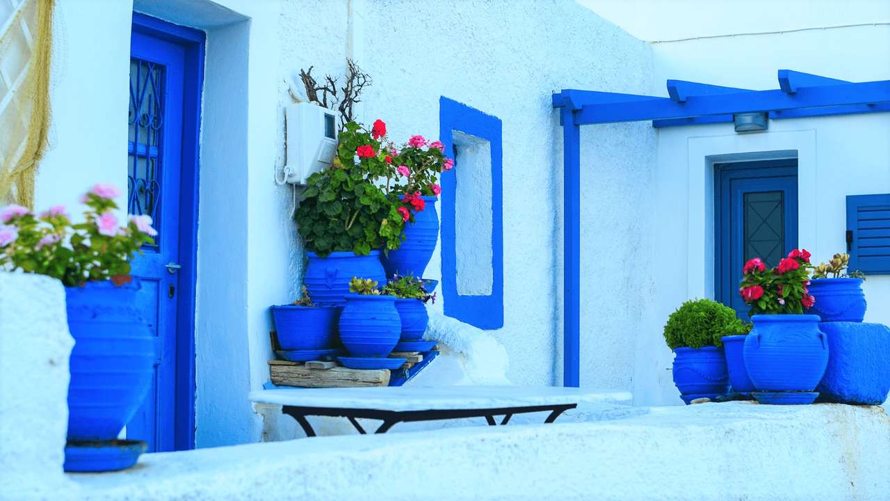 Гръцкия остров Анафи онлайн пъзел
