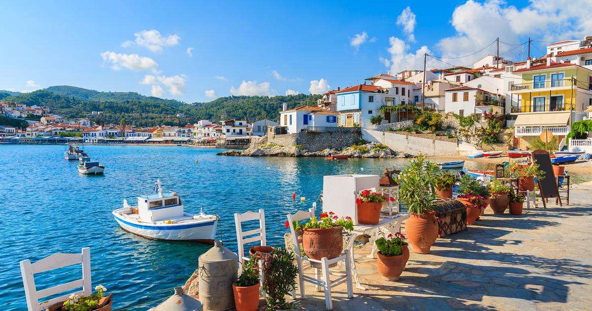 Griechische Insel Samos Online-Puzzle