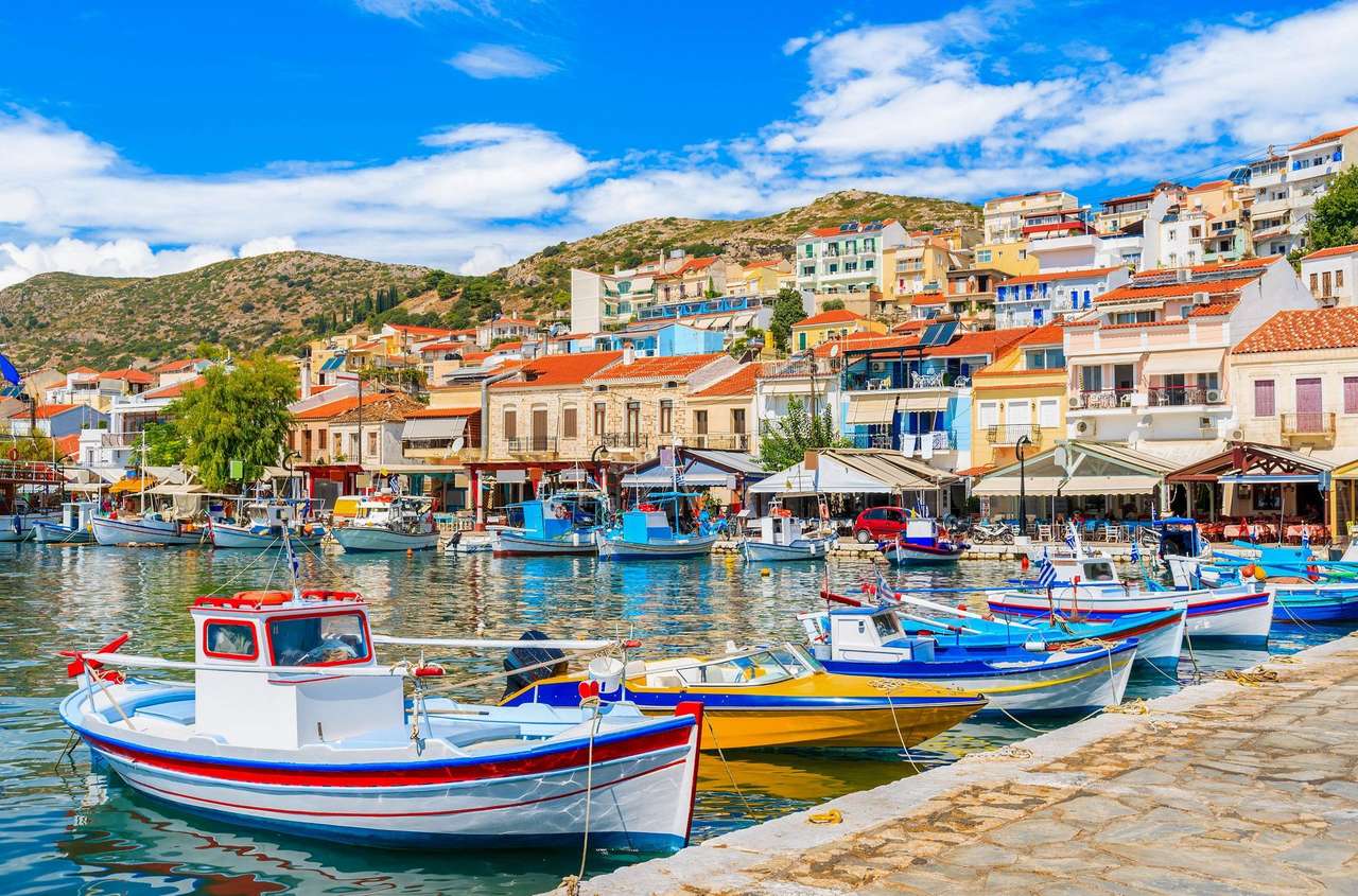 Szamosz görög szigete online puzzle