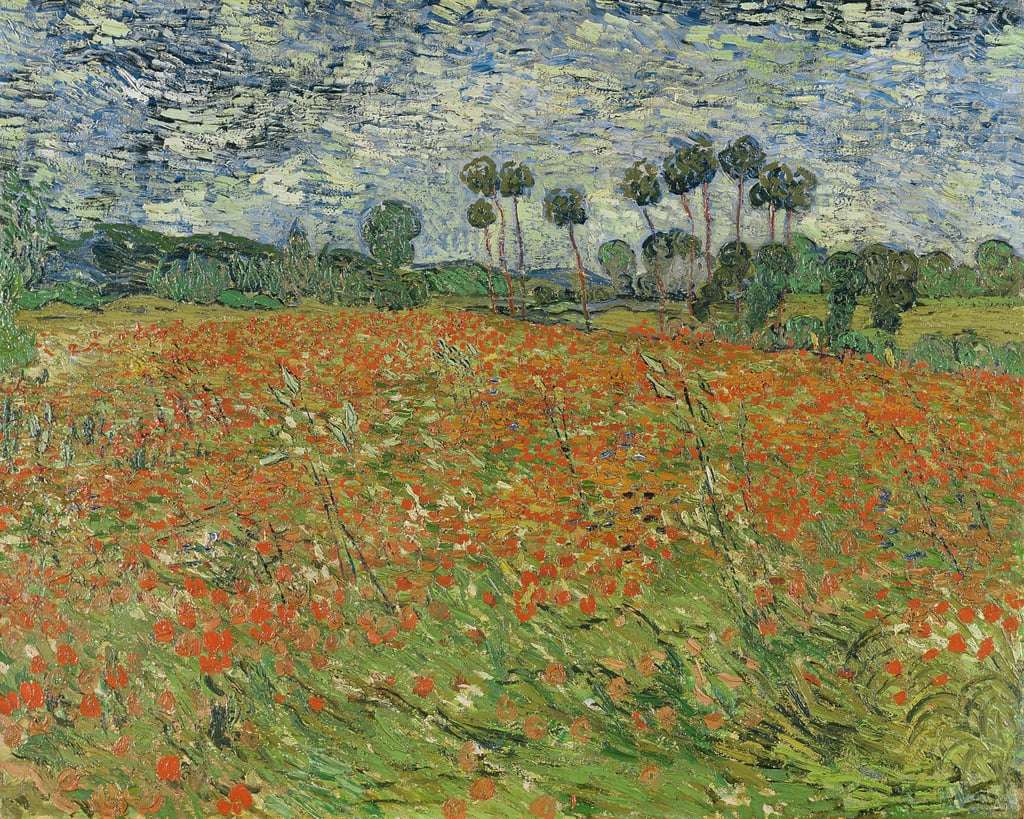 Campo di papaveri (V van Gogh) puzzle online