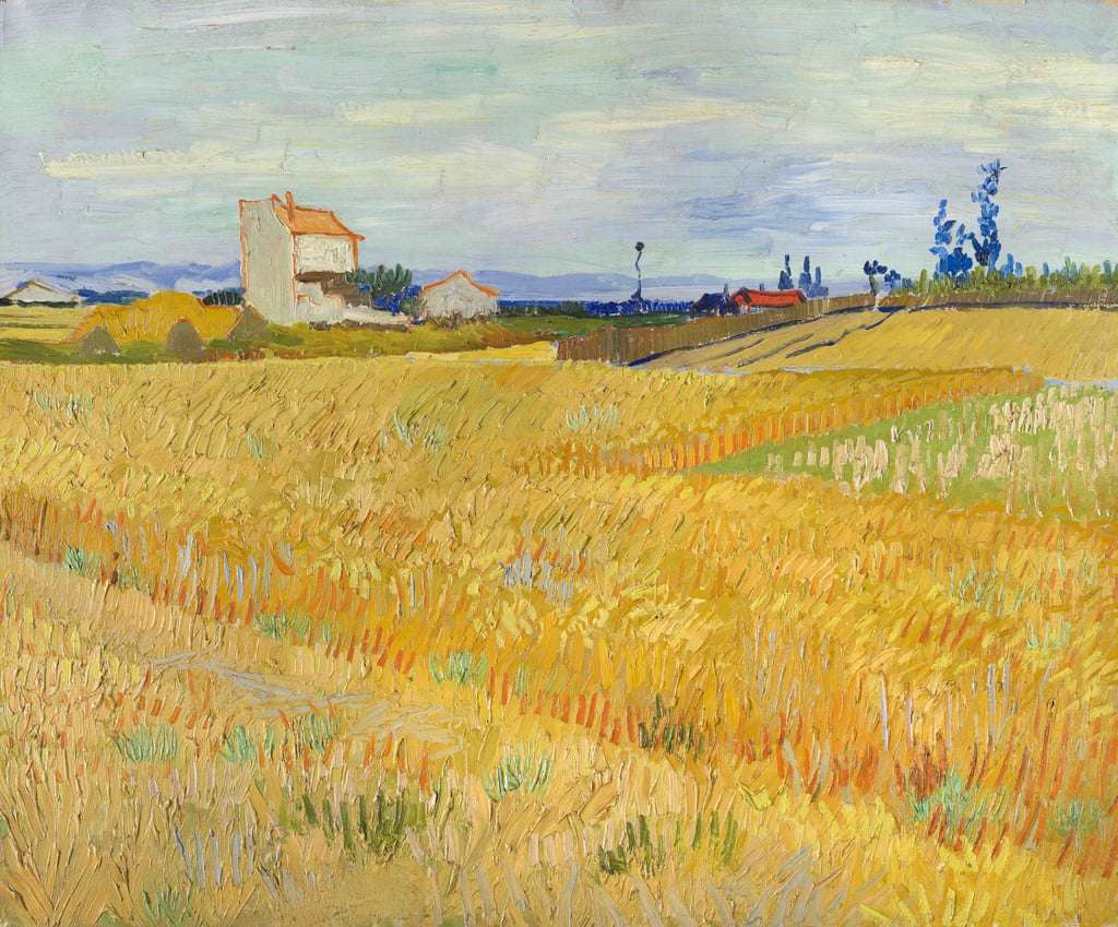 Pšeničné pole (V van Gogh) online puzzle