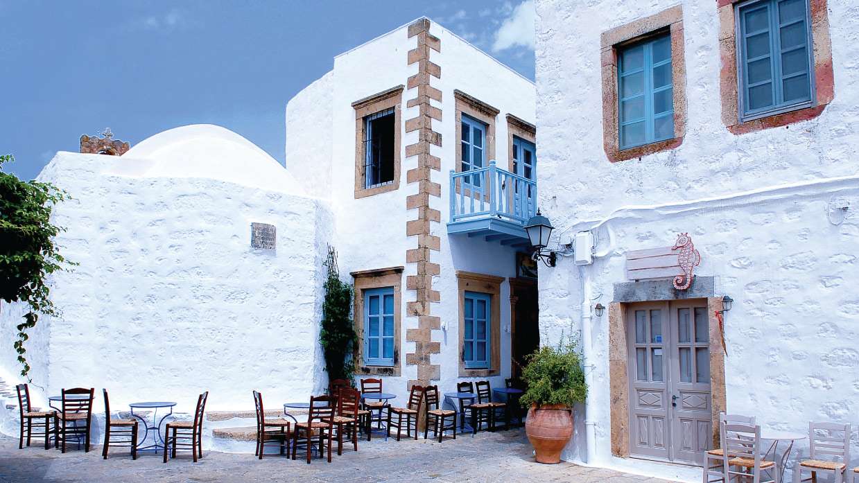 Greek island of Patmos online puzzle