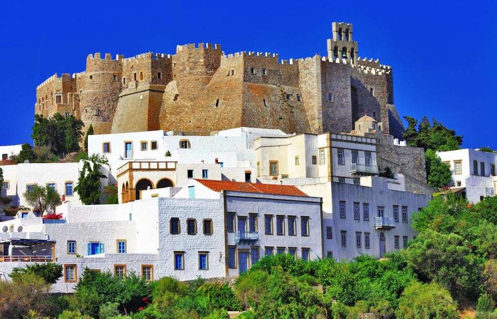 Insula grecească Patmos jigsaw puzzle online