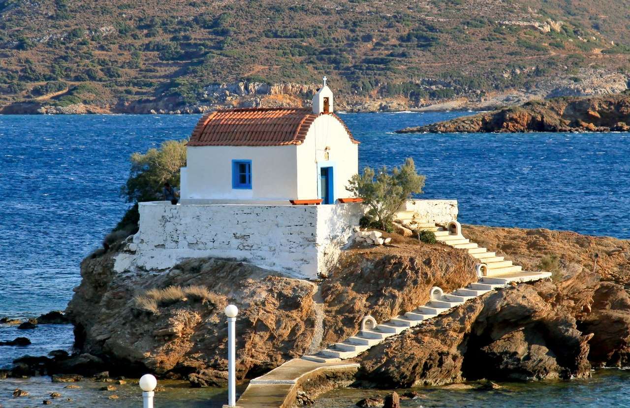 île grecque de Leros puzzle en ligne