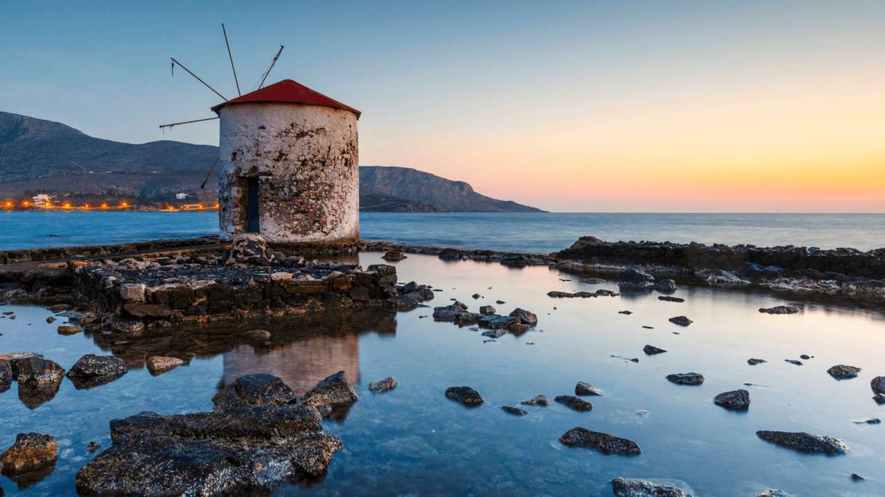 île grecque de Leros puzzle en ligne
