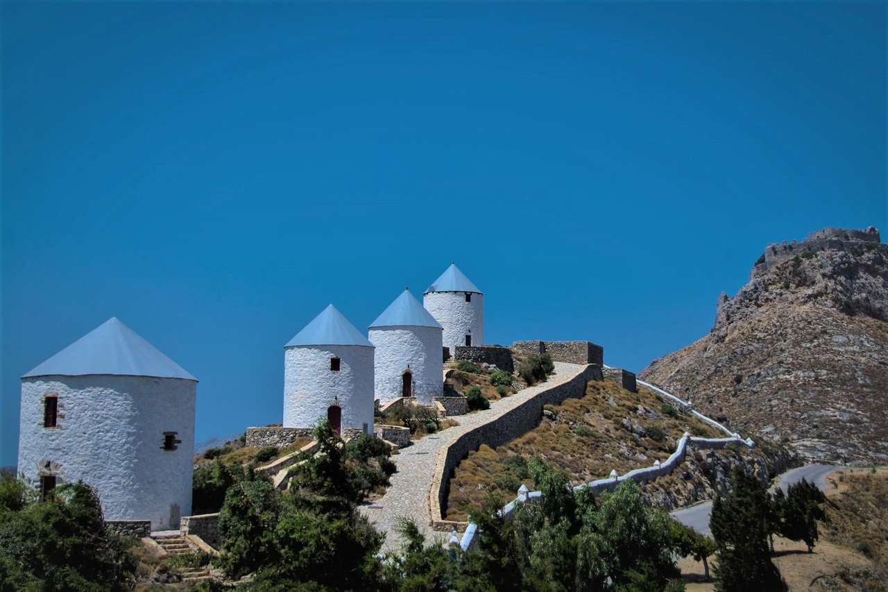 ilha grega de Leros puzzle online