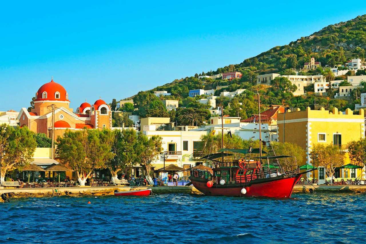греческий остров Лерос онлайн-пазл