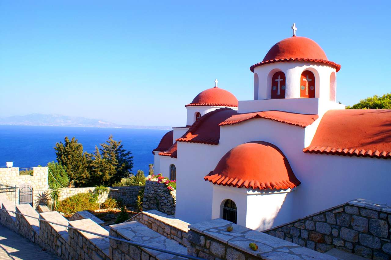île grecque de Kalymnos puzzle en ligne