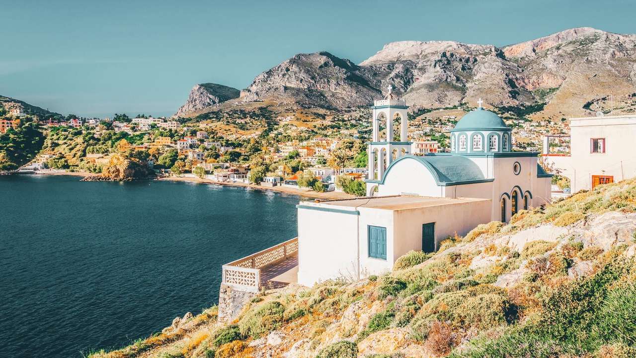 Isola greca di Kalymnos puzzle online
