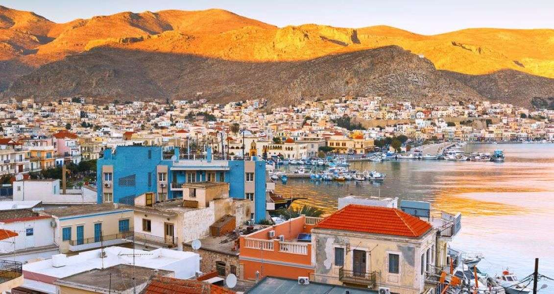 Den grekiska ön Kalymnos Pussel online