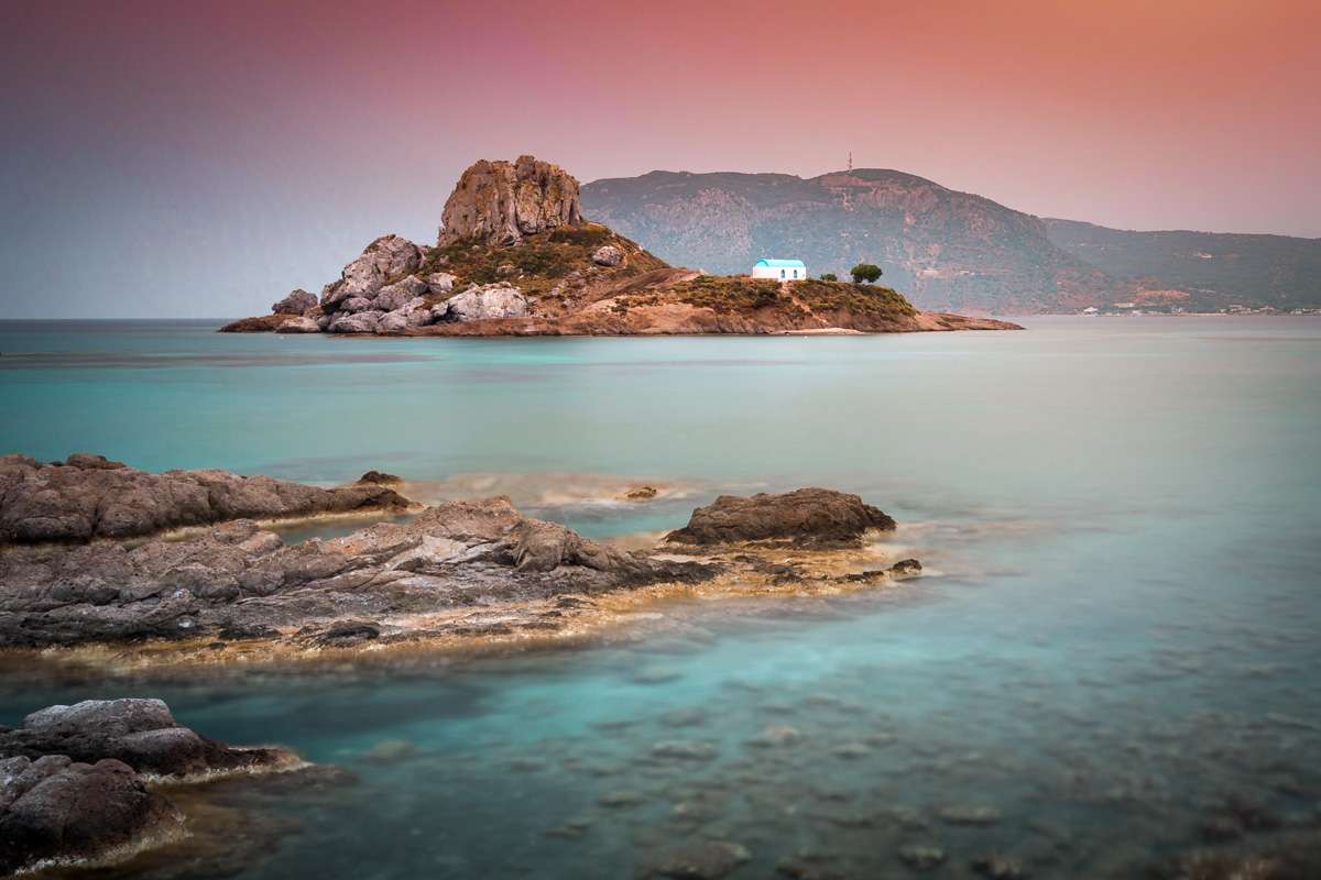 Грецький острів Кос онлайн пазл