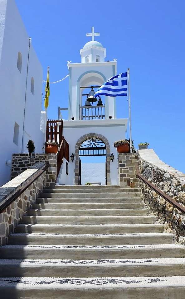 Гръцки остров Нисирос онлайн пъзел