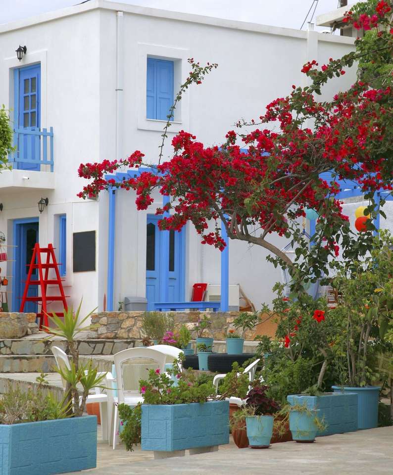 Грецький острів Тілос пазл онлайн