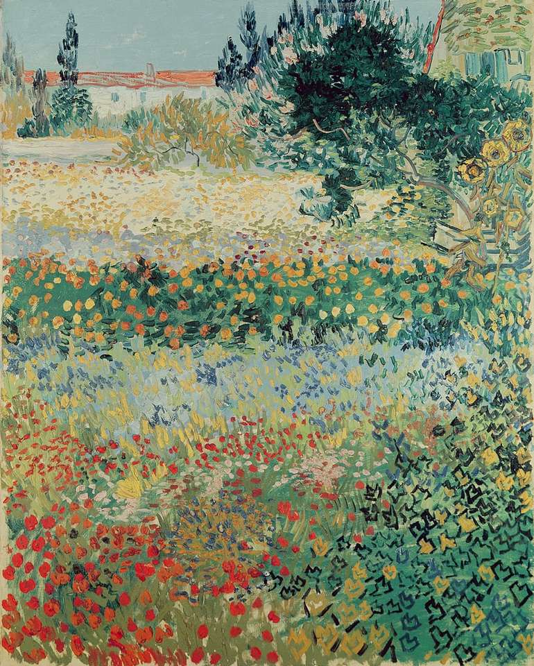Jardín en flor (van Gogh) rompecabezas en línea