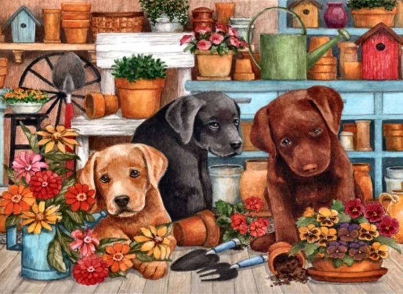 Cuccioli del giardino #149 puzzle online