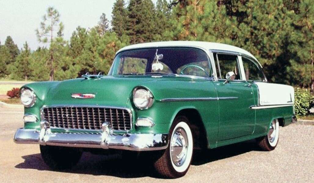 Auto Chevrolet Bel Air Año 1955 #18 rompecabezas en línea