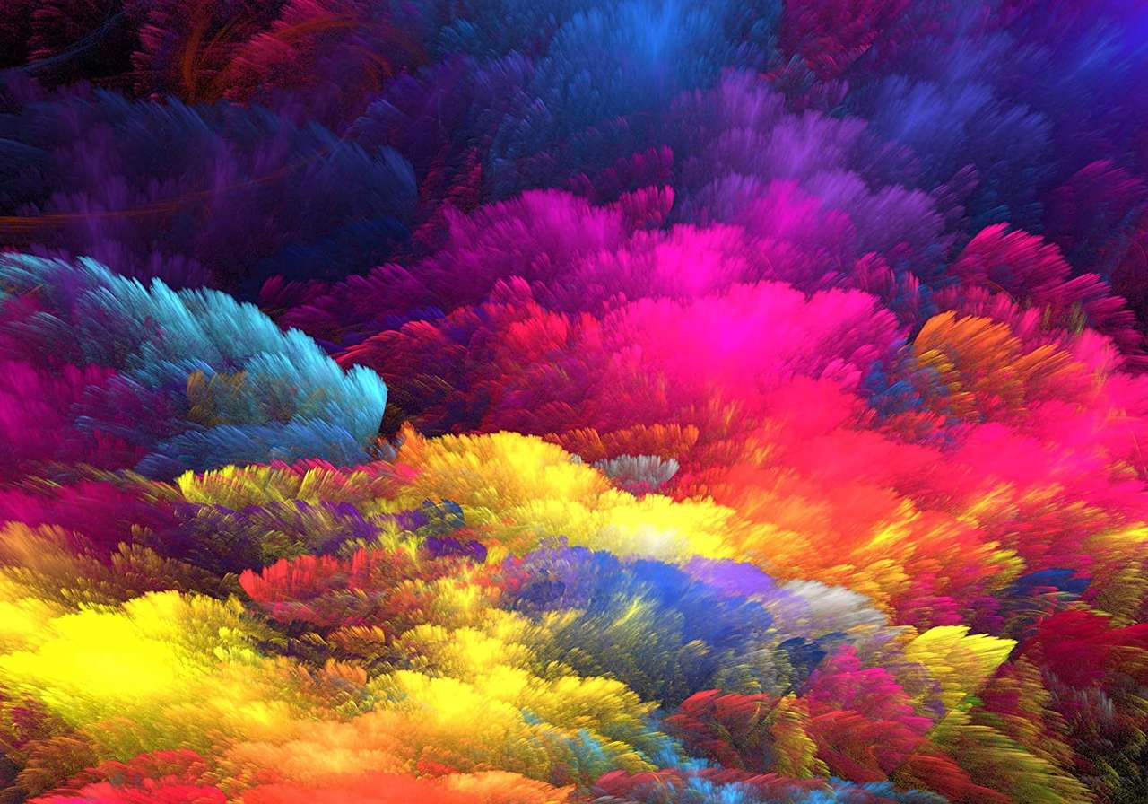 барвисті хмари головоломки друку онлайн пазл