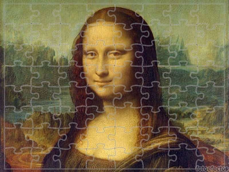 Мона Лиза пазл онлайн