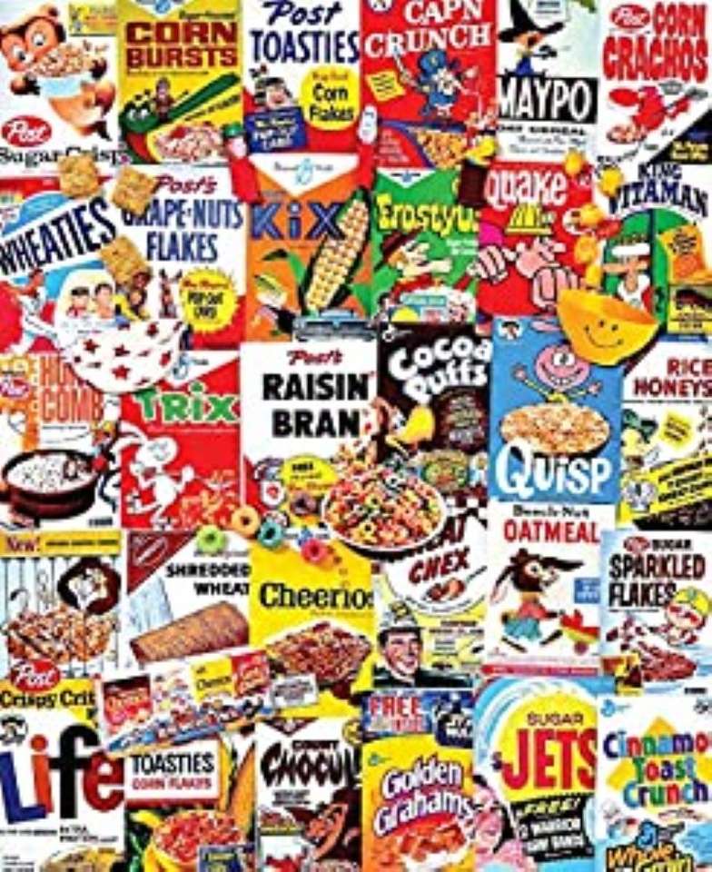 GENERAL MILLS CEREAL BOXES jigsaw puzzle online