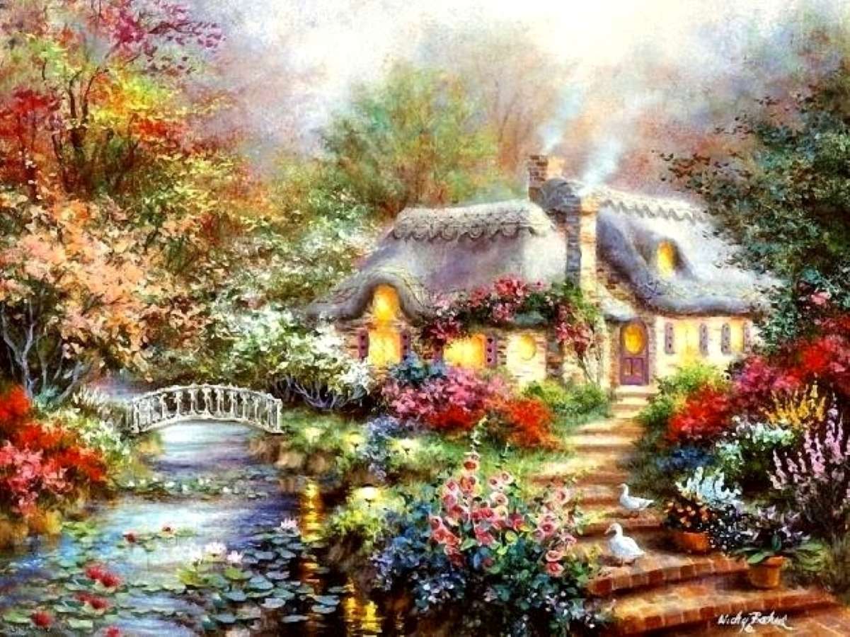 magical cottage jigsaw puzzle online